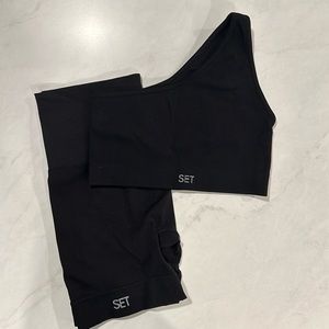 set active bra and shorts set